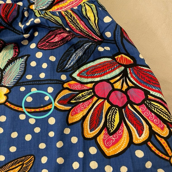 TABITHA‎ BROWN x TARGET Mixed Floral Polka Dot Print Puff Sleeve Maxi Dress - Picture 9 of 13